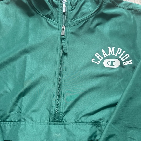Champion Forest Green Pullover Jacket XXL - Picture 5 of 6